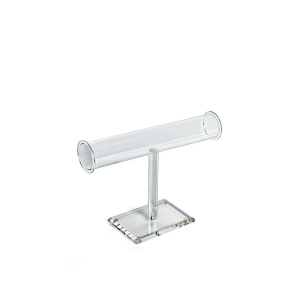 Single-Pole Necklace/Bracelet Counter Holder. Overall Measurements: 9'' H x 14'' W